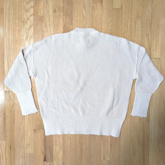 PISTOLA DENIM Darya Oversized Crewneck Pullover in Dove Size S (NEW WITH TAGS) - Picture 2 of 7